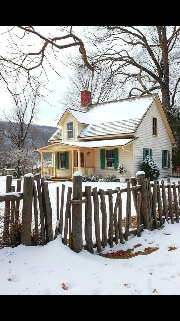A charming cottage surrounded by snow in the Berkshires